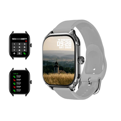 LAXASFIT New H9 Pro max Smart Watch Dial to Answer Calls Calorie Tracking Heart Rate Oximetry Monitoring Bluetooth Smartwatch