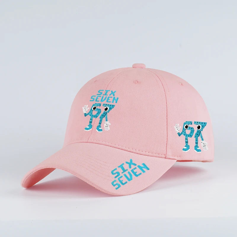 Retro '67 rajzfilm mintás baseball sapka – Állítható, lapos karimájú sapka – Unisex utcai divat, hip-hop napellenző sapka – Dad Hat