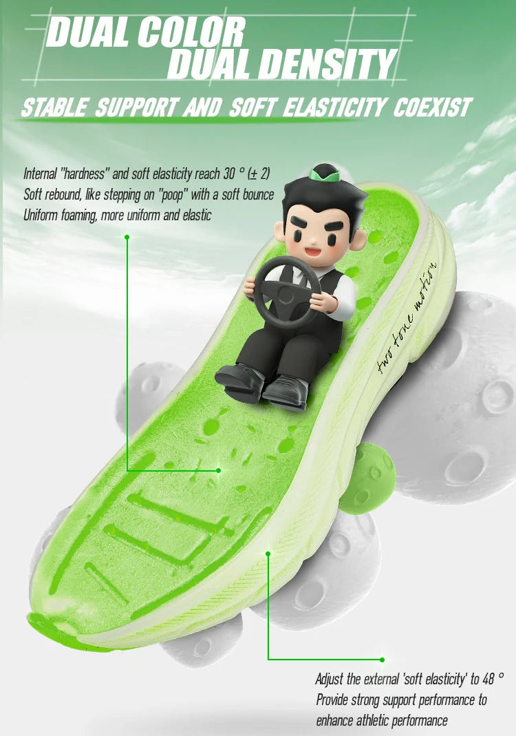 IRUNSVAN  New Carbon Plate Marathon Running Shoes Lightweight Shock-Absorbing And Suitable For Men's Sports Shoes