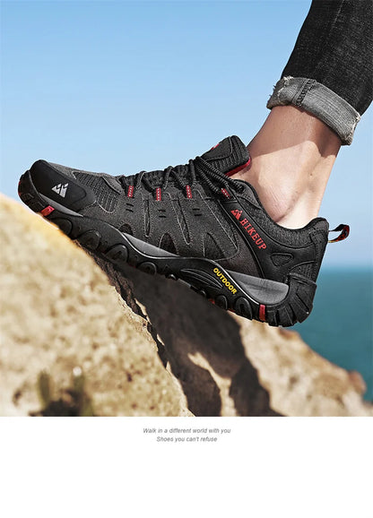 Running Shoes Summer Sports Shoes Men's Shoes Spring And Autumn Breathable Casual Walking Shoes Lace-Up Lightweight Solid Color