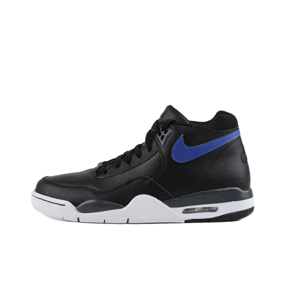 Sneakers da basket retrò Nike Flight Legacy Mid-Top da uomo, nero/bianco, BQ4212-002