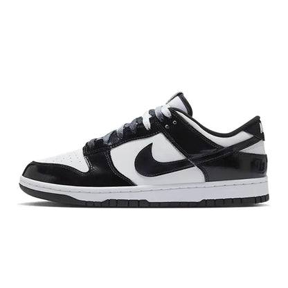 Nike Dunk Low - Versatile Thin Sole Slip-Resistant & Durable Low-Top Skate Shoes Unisex Style White/Black/Orange IB2260-500