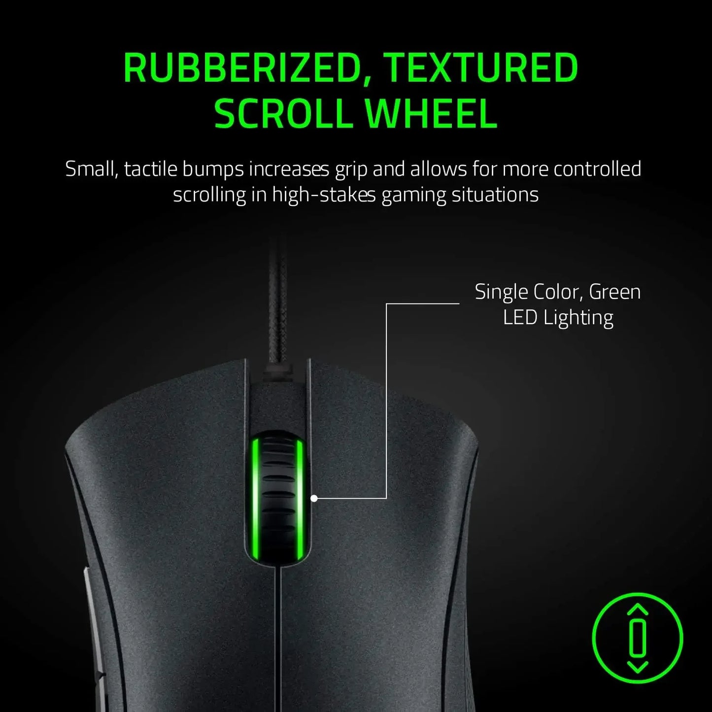 Mouse gaming cablato Razer DeathAdder Essential / Mouse cablati 6400DPI con 5 pulsanti indipendenti per laptop e PC gamer