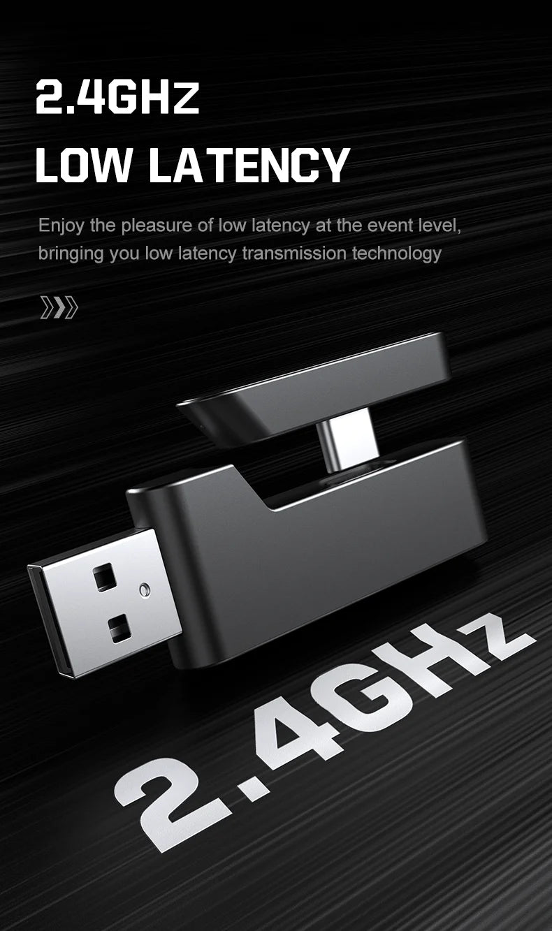 Auscultadores Gaming Sem Fios ONIKUMA GT828 Bluetooth 5.3 RGB com Microfone, Cancelamento de Ruído e Ligação em 4 Modos para PC, PS5 e Portátil