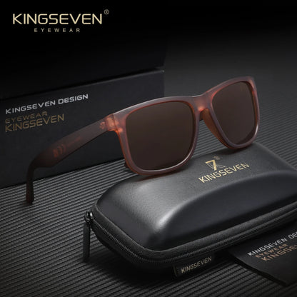 KINGSEVEN Fashion Square Polarized Men and Women Sunglasses Driving Outdoor Travel Glasses UV400