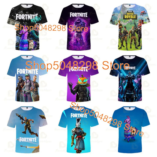 Fortnite Męska i damska odzież dziecięca Victory Battle Royale 3D, bluza dla chłopców i dziewczynek, topy, koszulka dziecięca, topy Hero dla nastolatków