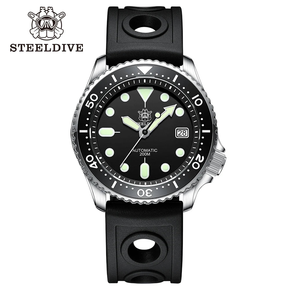Steeldive SD1973 Men's watch Dive Watch Automatic Mechanical Men's watch NH35 Bracelet 41mm  Diver watch men watches