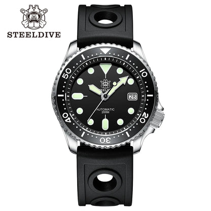 Steeldive SD1973 Men's watch Dive Watch Automatic Mechanical Men's watch NH35 Bracelet 41mm  Diver watch men watches