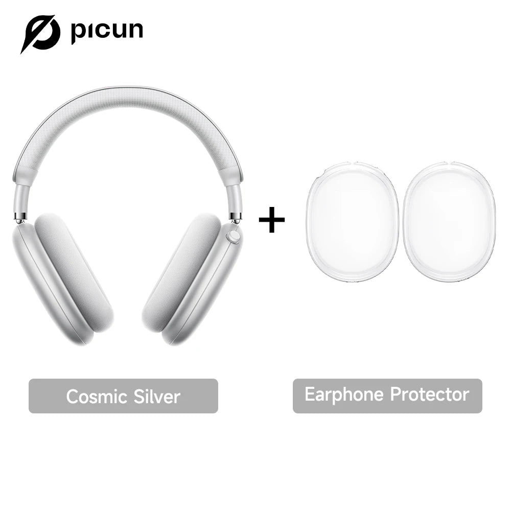 Picun F8 Pro ANC Wireless Headphones with 3D Spatial Audio, Bluetooth 5.4 Head Tracking, -52dB Noise Cancelling, HiFi Gaming Headset