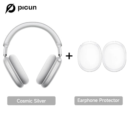 Picun F8 Pro ANC Wireless Headphones with 3D Spatial Audio, Bluetooth 5.4 Head Tracking, -52dB Noise Cancelling, HiFi Gaming Headset