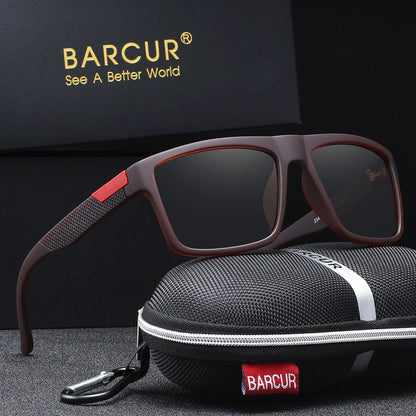BARCUR Simple And Comfortable Business Style Sunglasses For Daily Travel, Uv Protection Brand Packaging