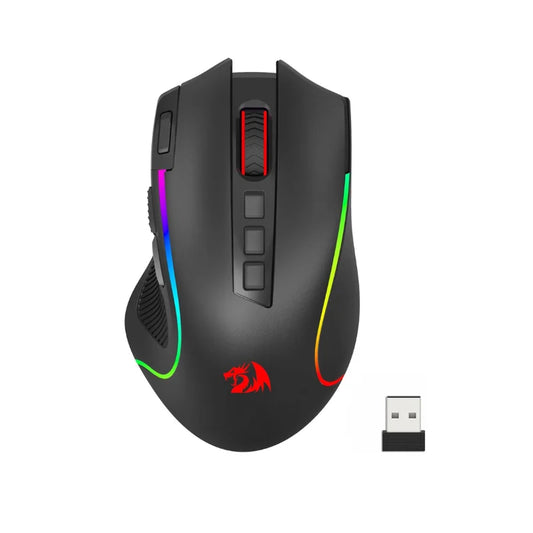 Redragon M612 PRO BT RGB Gaming Mouse, Wireless & Wired 8000 DPI Optical Gaming Mouse, 11 Programmable Buttons, 6 RGB Backlit Modes