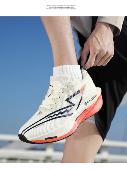Running Shoes Carbon Plate Specialty Marathon Men's Sports Breathable Lightweight Women's Comfortable Athletic Non-slip Sneakers