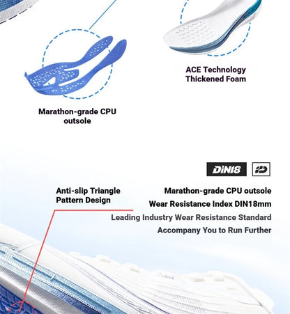Xtep One Piece Modeling 5.0 Impact-Resistant Male‘s Combat Lightweight Quick-Drying Marathon Running Sneakers 874219110036