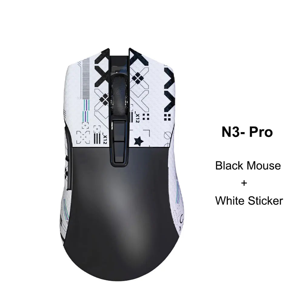 MOTOSPEED Darmoshark N3 Pro Wireless Gaming Mouse, Tri-Mode Bluetooth Gaming Mouse with PAW3395 Sensor, 8K Polling Rate, 26,000 DPI, Rechargeable Ergonomic Gaming Mouse