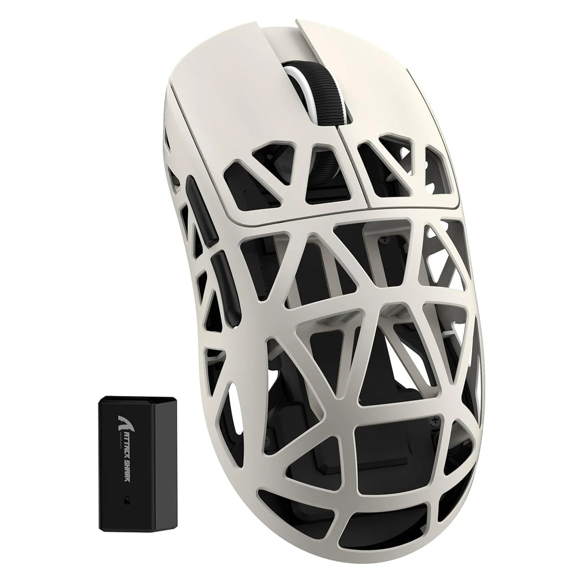 ATTACK SHARK R2 Tri-Mode Wireless Gaming Mouse, Ultra-Light Magnesium Alloy, PAW3950 Optical Sensor, 42000 DPI, 8000Hz Polling Rate, Programmable Gaming Mouse