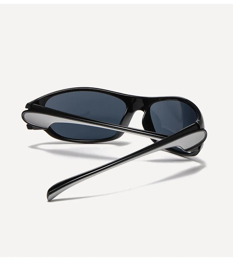 New Punk Y2K Sunglasses Women Goggle Luxury Brand Wrap Square Sun Glasses 2000'S Shades Eyewear UV400 Female Designer Eyeglasses