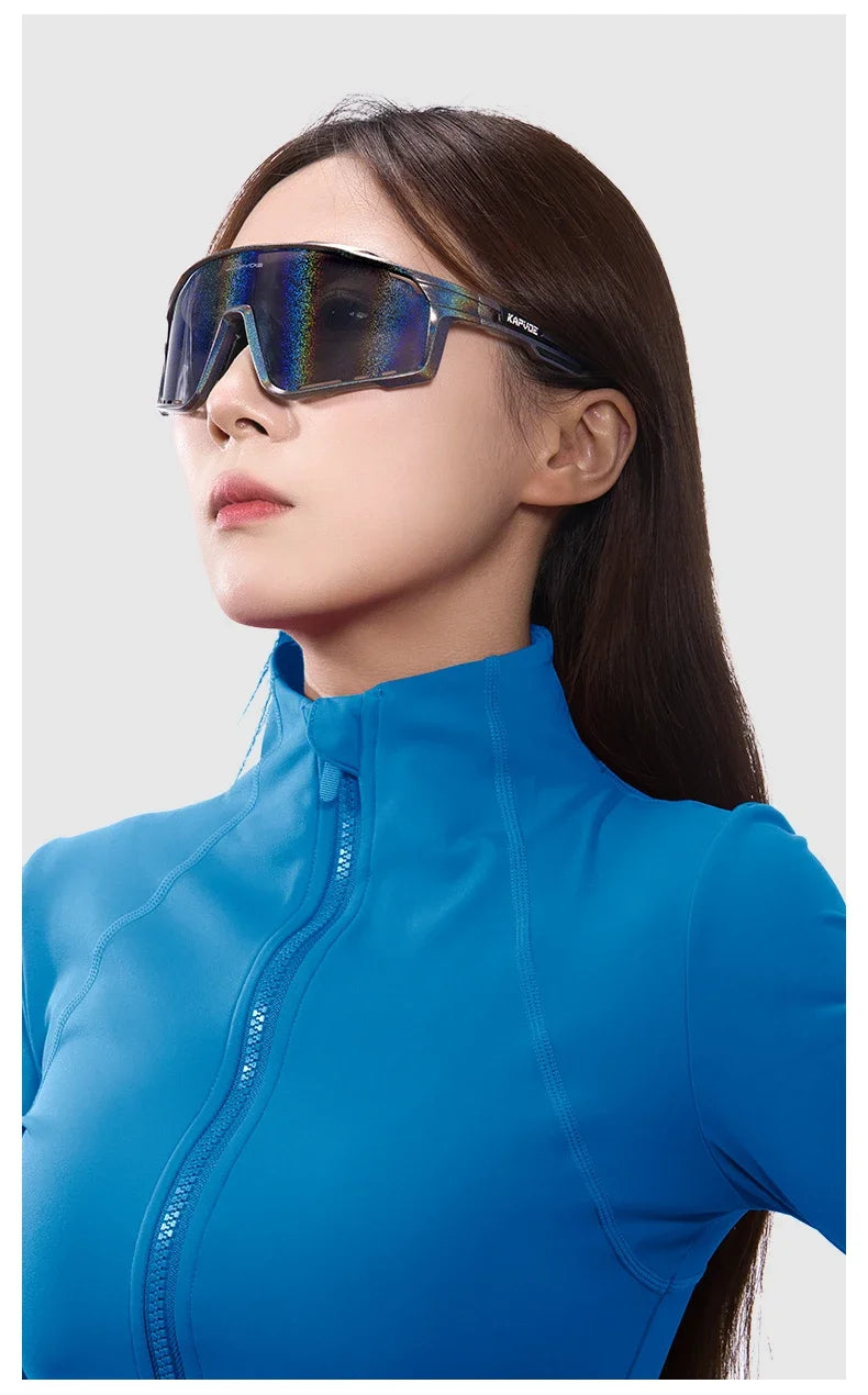 Kapvoe Fashion Sunglasses for Men Cool Cycling Glasses MTB Riding Skating  UV400 Fishing Goggles Man Woman Bike Bicycle Eyewear