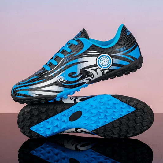 Scarpe da calcio da uomo, comode e traspiranti, per ragazzi, leggere e antiscivolo, scarpe da allenamento per erba, turf e sport all’aperto