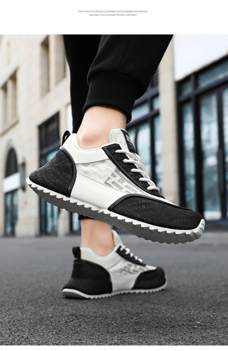 Brand protection 2026 new men's lightweight non-slip breathable wear-resistant running sports fashion versatile casual shoes
