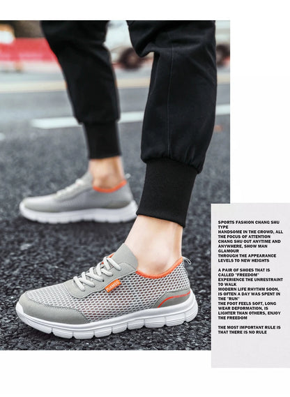 Men's Sneakers Summer Mesh Running Shoes Lightweight and Breathable Sneakers for Men