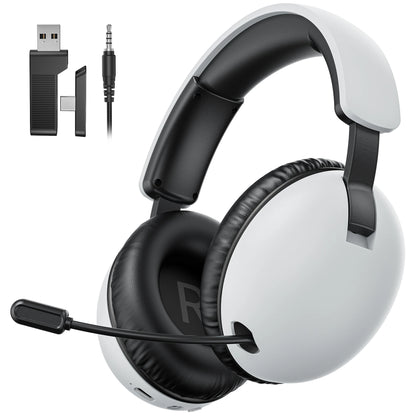 Acinaci BL500 Wireless Gaming Headset 2.4G Bluetooth 5.3 & Wired – Noise Cancelling Mic, 30H Battery, 50mm Drivers for PC, PS5, PS4