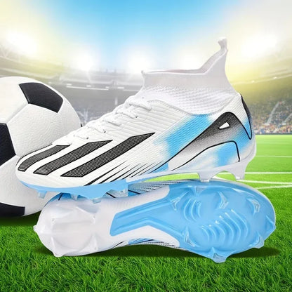 New Men's Football Boots Adult's Soccer Field Shoes Teenager's Sports Cleats Outdoor Grass Training Boots High Quality Sneakers