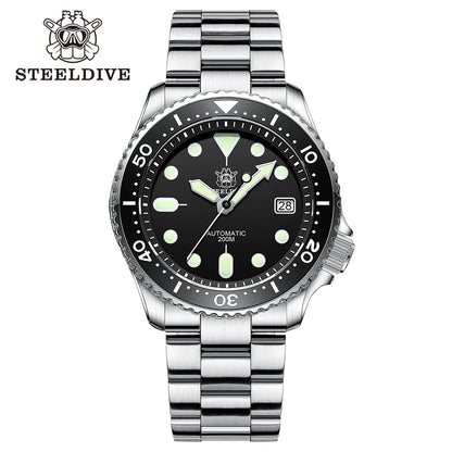 Steeldive SD1973 Men's watch Dive Watch Automatic Mechanical Men's watch NH35 Bracelet 41mm  Diver watch men watches