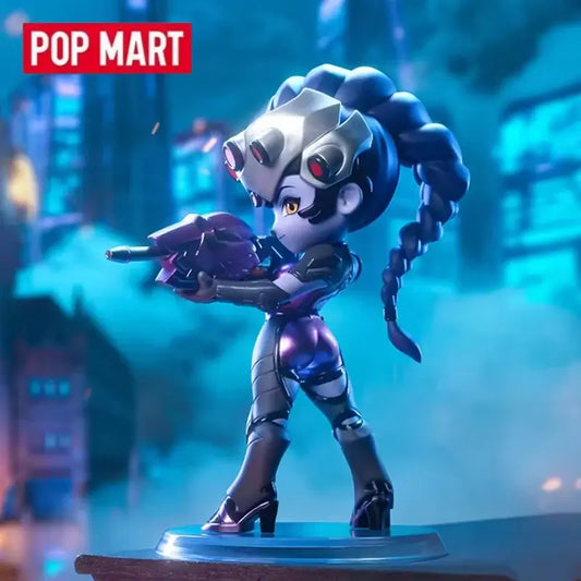 POP MART Overwatch Play of The Game Series originali akloji dėžutė, staigmenos paslaptinga dėžutė, mielos anime veiksmo figūrėlės, dekoracijos ir figūrėlės