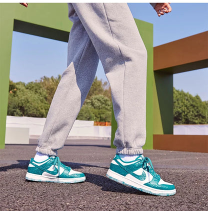 Baskets de sport rétro Nike Dunk Low pour femme, légères et amortissantes, authentiques, DV3029-100