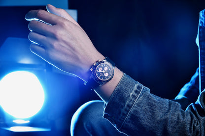 PAGANI DESIGN New Gold Blue Luxury Quartz Watch For Men Gift Box VK63 Movt Chronograph Sapphire Crystal Stainless Steel Watch