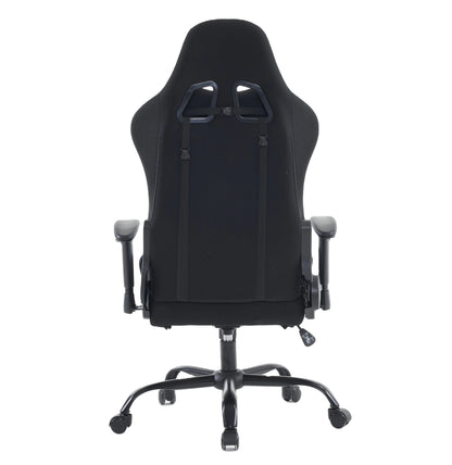 Ergonomic Gaming Chair with PU Leather, High Density Foam, Reclining Racing Chair with Adjustable Armrests for Office & Gaming