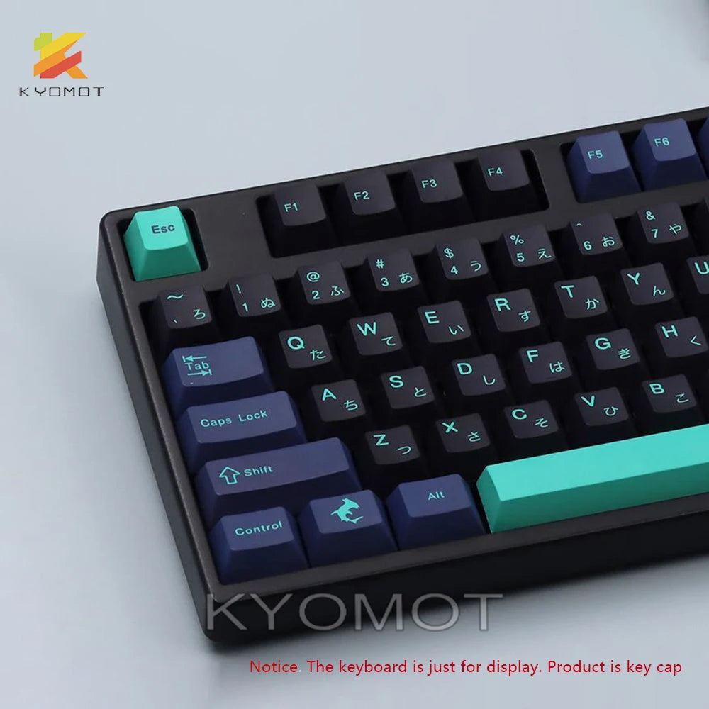 KYOMOT GMK Hammerhead Keycaps PBT Dye Sub 148 Keys Cherry Profile Keycap for MX Switch DIY Layout IKBC Filco Mechanical Keyboard