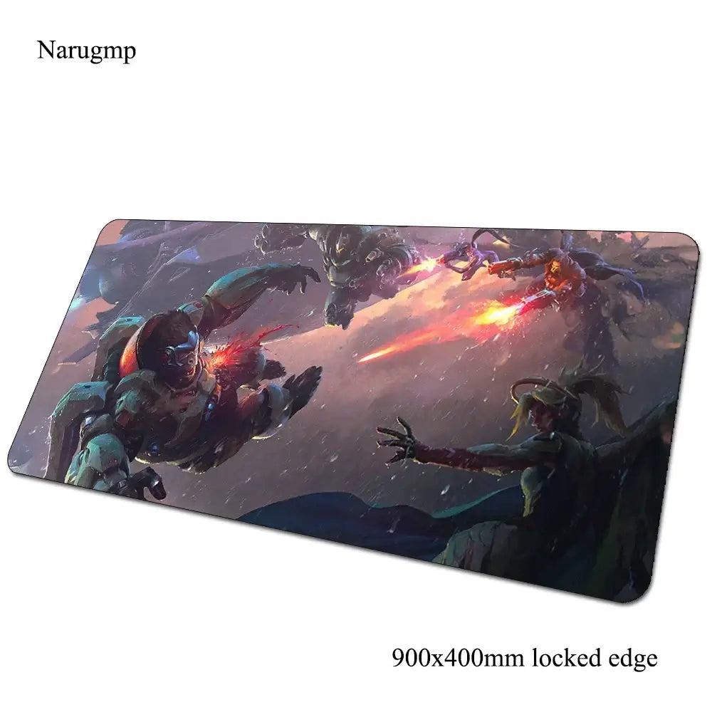 Overwatch pelės kilimėlis gimtadieniui, kompiuterio kilimėlis 900x400x3mm, didelis žaidimų pelės kilimėlis, dovana, kilimėlis pelei ir klaviatūrai, PC žaidėjo stalui