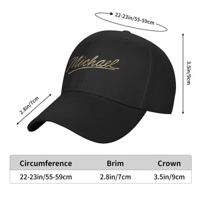 Michael Biopic Logo Sun Baseball Cap Michael Jackson Ljetne ležerne hip hop kape za muškarce, odrasle, za lov i kampiranje, bejzbol kape