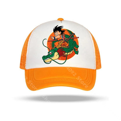 Dragon Ball baseball sapkák, anime karakterekkel nyomtatott napellenzős sapkák, gyerekeknek és felnőtteknek, nyári, lélegző, alkalmi sapkák, állítható csúcsú sapkák, ajándékok
