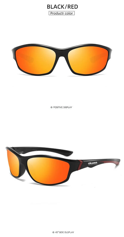 Okuma fashionable polarized glasses, UV400 anti stray light, suitable for outdoor cycling, driving, fishing, etc
