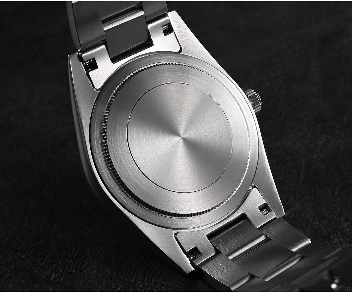 San Martin Men Luxury Watch 36mm BB36 Snowflake Hands Explore Series Sports Watches PT5000 Automatic Mechanical 10Bar BGW-9 Lume