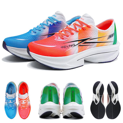 IRUNSVAN Fast Burning 1.0 Carbon Plate Marathon Training Running Shoes Breathable, Protective Arch, Shock Absorbent, Lightweight