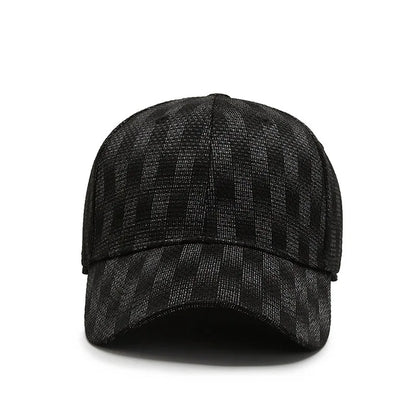 Elastyczne czapki z daszkiem dla mężczyzn i kobiet, dopasowane, z elastycznym paskiem, w stylu hip-hopowym, z daszkiem, baseballowe typu snapback, w kratę, jednolite, Era