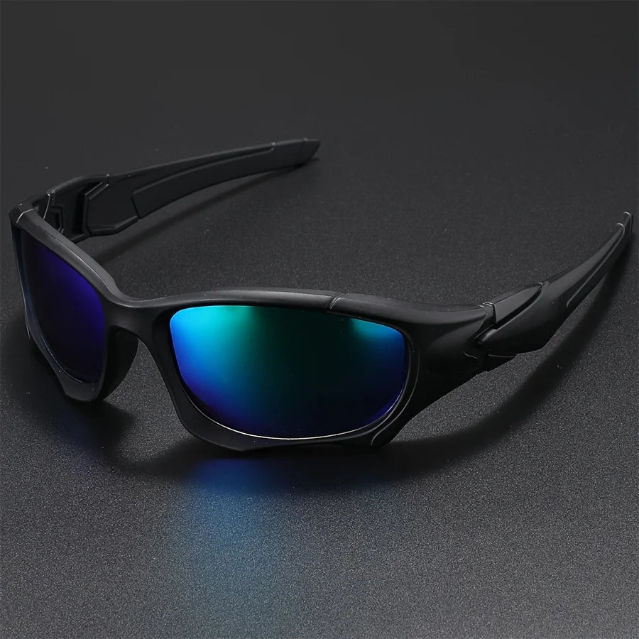 Tactical Windproof Fishing Sunglasses Men Women Classic Camouflage Shades with UV Protection for Outdoor Driving Cycling Hiking