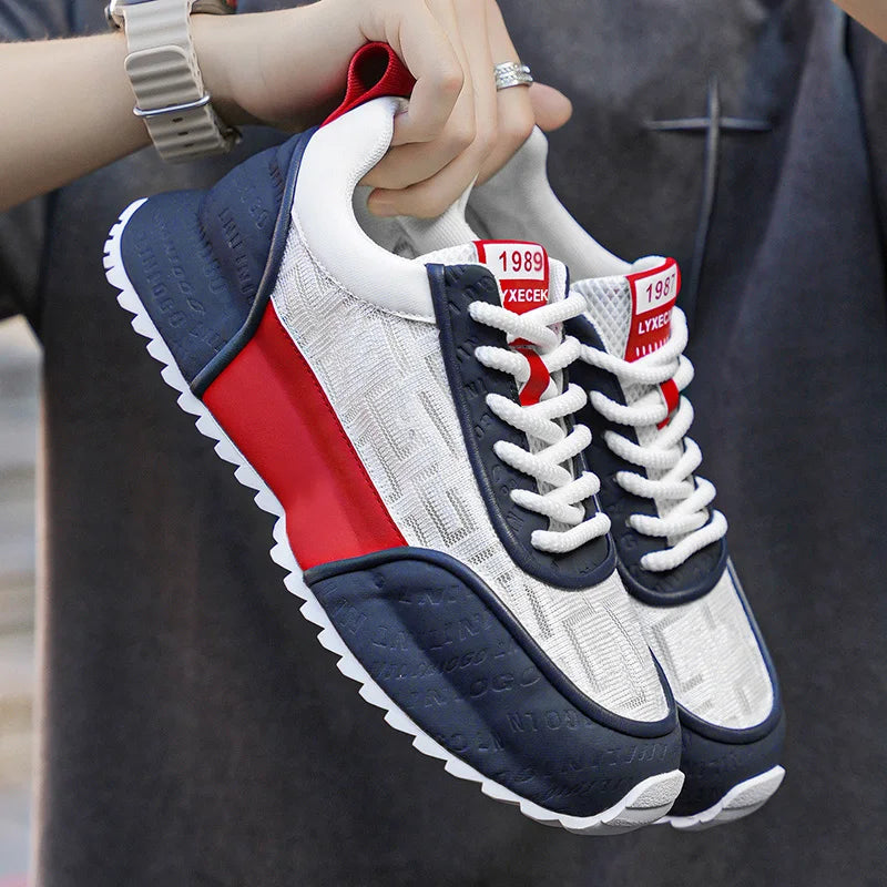 Brand protection 2026 new men's lightweight non-slip breathable wear-resistant running sports fashion versatile casual shoes