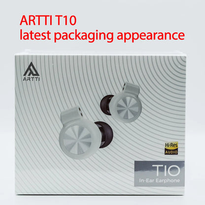 ARTTI T10 Planar Driver In-Ear HiFi Earphones, 14.2mm Wired IEM Monitors with Textured Bass, Detachable 0.78mm 2-Pin Cable, 3.5mm/4.4mm Audiophile Earphones
