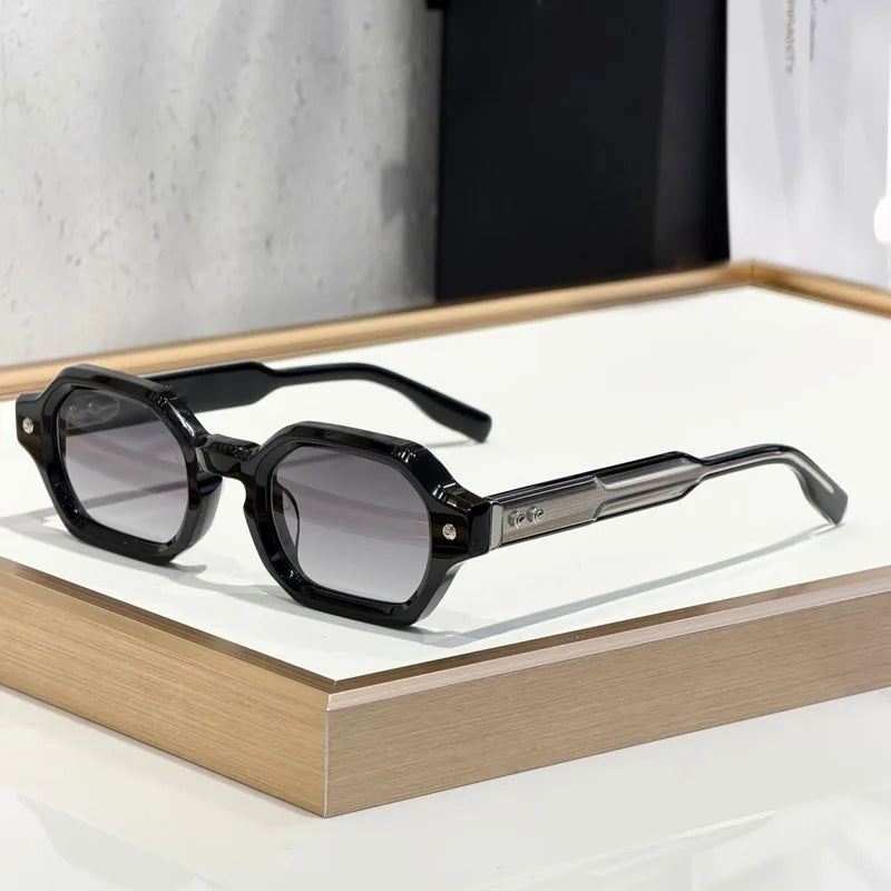 High Quality Sunglasses Project 05 with NFC Chip Rectangle Thick Acetate Handmade Luxury Design UV400 for Men Women Eyeglasses