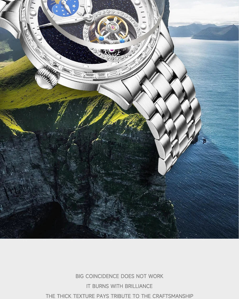 Tourbillon Master Men's Watch 2025 Limited Edition Luxury Business Watch Father Gift Automatic Movement