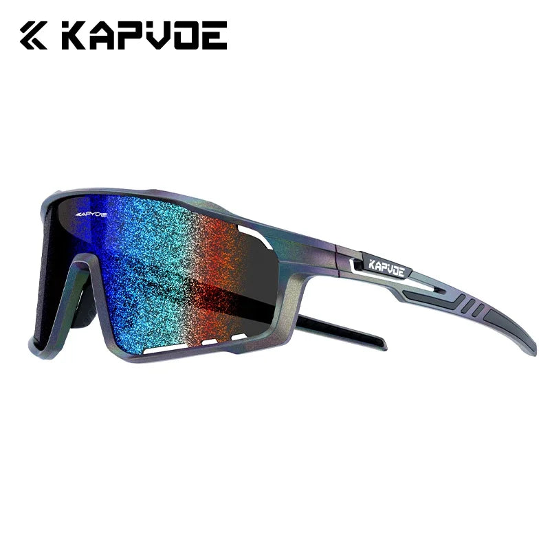 KAPVOE New Technology Nano Lenses Cycling Glasses Outdoor Sports Sunglasses Men Women Road Bike MTB Bicycle UV400 Hiking Goggles