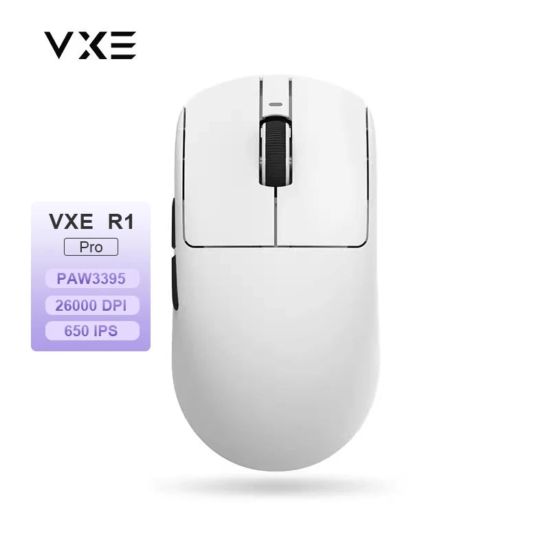ATK VXE Dragonfly R1 Pro MAX Wireless Gaming Mouse, PAW3395 Esports Mouse, 26K DPI Rechargeable Lightweight FPS Gaming Mouse