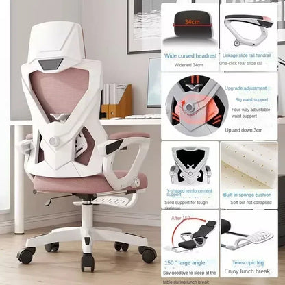 Computer Chair, Rotating Office Chair, Boss Chair, Comfortable To Lie Down, Student Bedroom, Engineering Chairs,e-sports Chairs