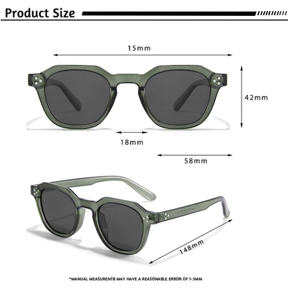 Caterside New Retro Polarized Men Sunglasses Square TR90 Frame Women Sun Glasses Outdoor Driving Fishing High Quality UV400 Gift