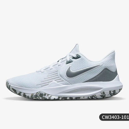 Nike Authentic Precision 5 Men's Cushioned Basketball Low-Top Sports Shoes CW3403-101